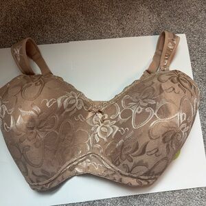 La Leche League International Floral Lace Bra in Brown